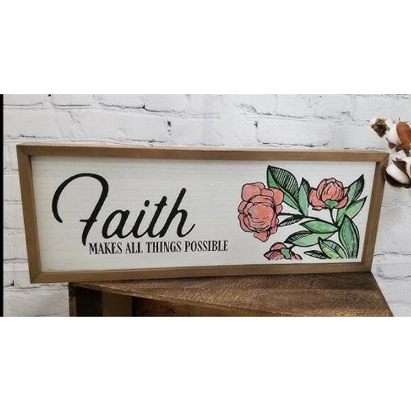 Faith/Trust In The Lord 12x18 Chalk Couture Transfers - Picture 4 of 4